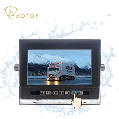 7 Inch 3CH Waterproof Rear View Monitor 